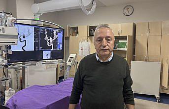 Beynindeki “dev anevrizma“dan kapalı yöntem ameliyatla kurtuldu