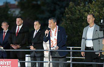 CHP Genel Başkanı Özel, partisinin Bolu mitinginde konuştu: