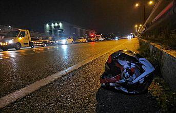 Çorum'da çelik bariyere çarpan motosikletin sürücüsü öldü