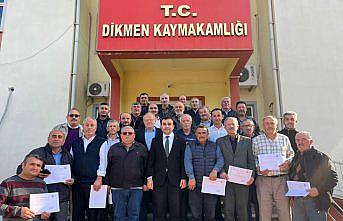 Dikmen'de Muhtarlar Günü dolayısıyla tören düzenlendi