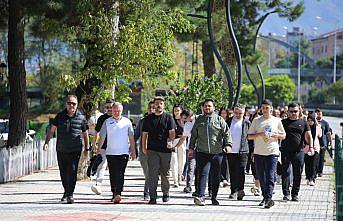 Espiye'de sağlıklı yaşam için yürüyüş yapıldı
