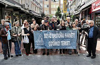 Görme engellilerden beyaz bastonun “sosyal güvence“ye alınması talebi