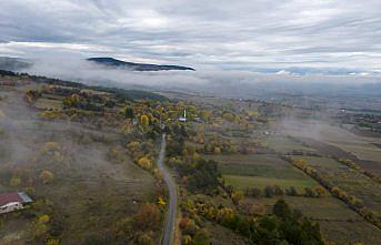 Ilgaz Dağı'nın yüksek kesimlerinde sis etkili oldu