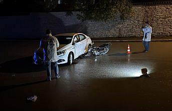 Karabük’te otomobille motosikletin çarpıştığı kazada 2 kişi yaralandı