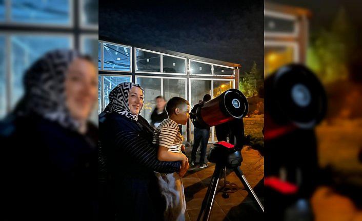 Kargı’da süper dolunay gözlem etkinliği düzenlendi