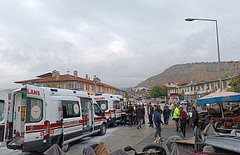 Kastamonu'da iş yerinde çıkan yangında 2 kişi yaralandı