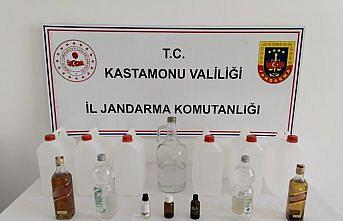 Kastamonu'da sahte içki operasyonunda 4 kişi yakalandı