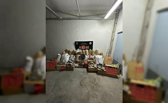 Ordu'da kaçakçılık operasyonunda 230 kilogram tütün ele geçirildi