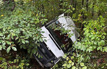 Ordu'da şarampole devrilen minibüsteki 11 kişi yaralandı