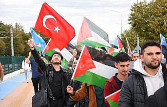 Samsun, Kastamonu ve Sinop'ta İsrail protesto edildi