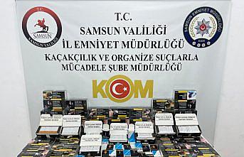 Samsun'da 16 bin 220 makaron ele geçirildi