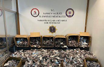 Samsun'da 215 bin uyuşturucu hap ele geçirildi