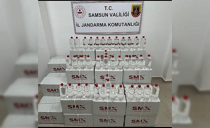 Samsun'da 620 litre etil alkol ele geçirildi