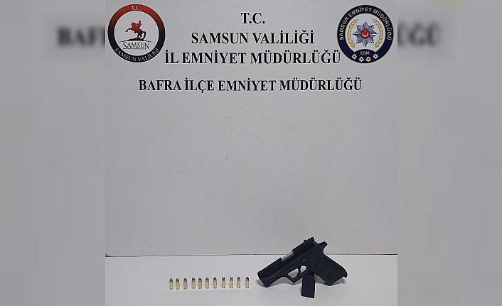 Bafra'da düğünde havaya ateş eden şüpheli yakalandı