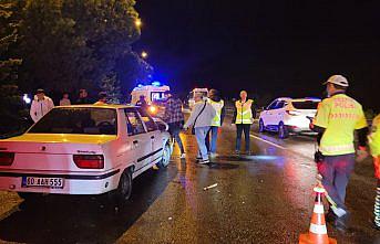 Samsun'da iki otomobilin çarpıştığı kazada 1 kişi yaralandı