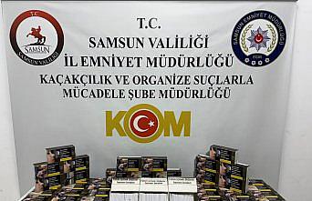 Samsun'da kaçakçılık operasyonunda 2 zanlı yakalandı