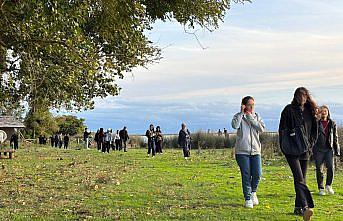 Bafra'da KYK öğrencileri Müze ve Kuş Cenneti'ni ziyaret etti