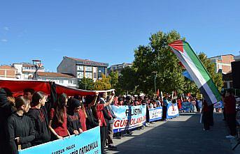 Samsun'da “Nehirden denize özgür Filistin“ yürüyüşü yapıldı