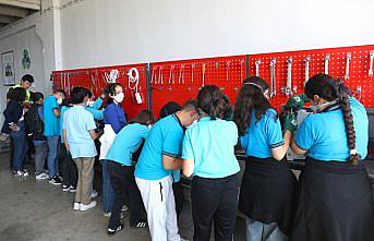 Samsun'da öğrenciler geri dönüşümü yerinde inceledi