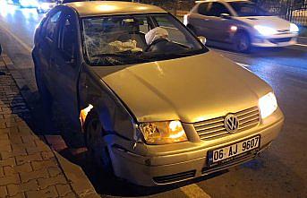 Bafra'da otomobilin çarptığı elektrikli bisikletteki 2 çocuk yaralandı