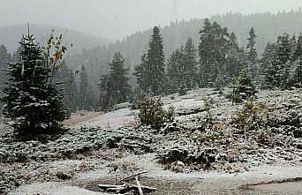 Sinop'ta kar yağışı etkili oldu