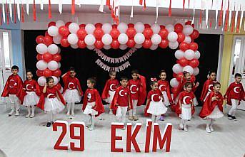 Tokat'ta anaokulu öğrencileri 29 Ekim Cumhuriyet Bayramı'nı kutladı