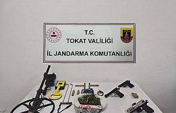 Tokat'ta kaçak kazı operasyonunda 1 kişi yakalandı