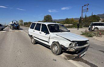 Tokat'ta trafik kazasında 1 kişi yaralandı