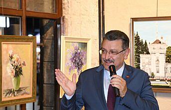 Trabzon'da 44 sanatçının hazırladığı “Cumhuriyet'in Renkleri“ isimli sergi açıldı