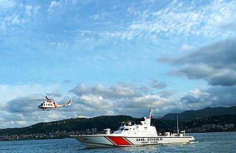 Trabzon'da denizde kaybolan balıkçıyı arama çalışmaları sürüyor