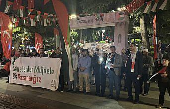 Trabzon'da İsrail'in Gazze'ye saldırıları protesto edildi