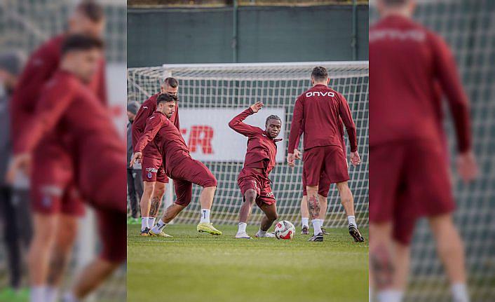 Trabzonspor, Eyüpspor maçı hazırlıklarını sürdürdü