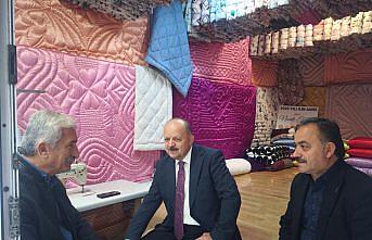Vali Dallı'dan “yılın ahisi“ seçilen esnafa ziyaret