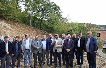 Vezirköprü'de Sırbaşmak Mahallesi'nde yapılan caminin temeli atıldı