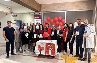 Alaçam Devlet Hastanesinde organ bağışı standı kuruldu