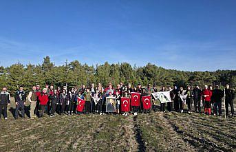 Amasya'da doğaseverler Ata'yı 1881 metrede andı
