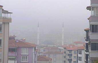 Amasya'da sis etkili oldu