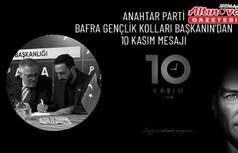 Anahtar Parti Bafra Gençlik Kolları Başkanı Sefa Aydın’dan 10 Kasım Mesajı