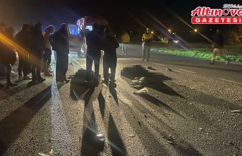 Bafra'da kamyonetin çarptığı 2 kişi hayatını kaybetti