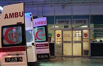 Bafra'da çıkan bıçaklı kavgada 1 kişi yaralandı