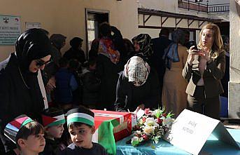 Boğazkale Halk Eğitim Merkezinden Gazze yararına kermes