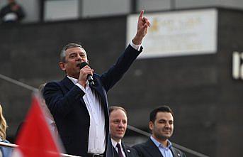 CHP Genel Başkanı Özel, partisinin Zonguldak mitinginde konuştu: