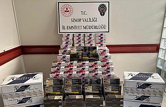 Erfelek'te kaçak makaron operasyonunda bir kişi yakalandı