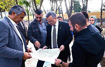 Gazi Kafe Park'ta yenileme çalışmaları sürüyor