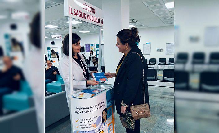 Giresun'da vatandaşlar akılcı ilaç kullanımı konusunda bilgilendirildi