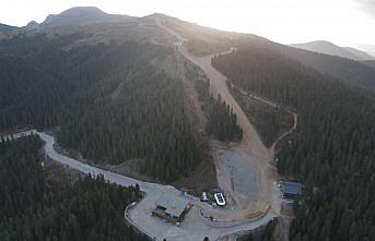 Ilgaz Yurduntepe Kayak Merkezi'nde yeni sezon hazırlıkları tamamlandı