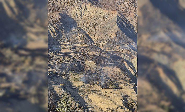 Kahramanmaraş'ta orman yangınına müdahale ediliyor