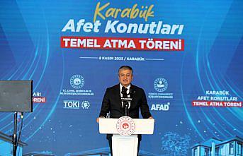 Karabük'te afet konutlarının temeli atıldı