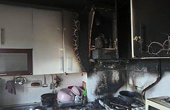 Karabük'te apartmanın ikinci katında çıkan yangın söndürüldü