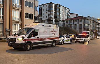 Karabük'te ciple çarpışan motosikletin sürücüsü yaralandı